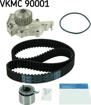 SKF VKMC 90001 - Водяной насос + комплект зубчатого ремня ГРМ autosila-amz.com