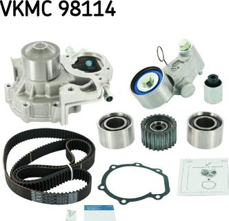 SKF VKMC 98114 - Водяной насос + комплект зубчатого ремня ГРМ autosila-amz.com