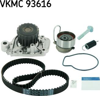 SKF VKMC 93616 - Водяной насос + комплект зубчатого ремня ГРМ autosila-amz.com