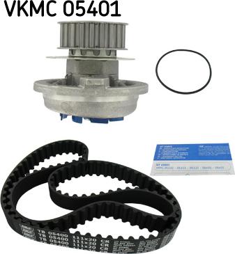 SKF VKMC 05401 - Водяной насос + комплект зубчатого ремня ГРМ autosila-amz.com