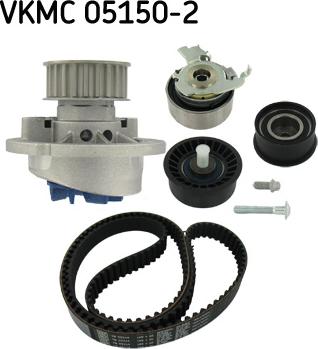 SKF VKMC 05150-2 - Водяной насос + комплект зубчатого ремня ГРМ autosila-amz.com