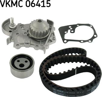 SKF VKMC 06415 - Водяной насос + комплект зубчатого ремня ГРМ autosila-amz.com