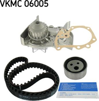 SKF VKMC 06005 - Водяной насос + комплект зубчатого ремня ГРМ autosila-amz.com