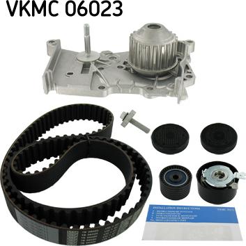 SKF VKMC 06023 - Водяной насос + комплект зубчатого ремня ГРМ autosila-amz.com