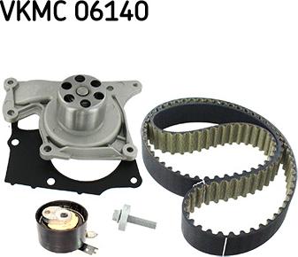 SKF VKMC 06140 - Водяной насос + комплект зубчатого ремня ГРМ autosila-amz.com