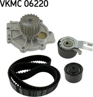 SKF VKMC 06220 - Водяной насос + комплект зубчатого ремня ГРМ autosila-amz.com
