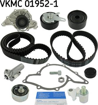 SKF VKMC 01952-1 - Водяной насос + комплект зубчатого ремня ГРМ autosila-amz.com