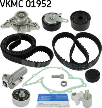 SKF VKMC 01952 - Водяной насос + комплект зубчатого ремня ГРМ autosila-amz.com