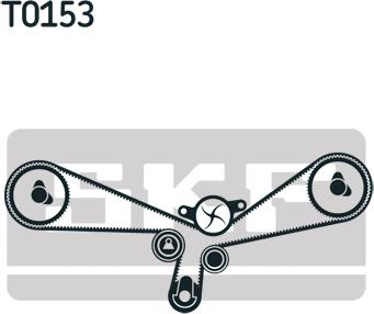 SKF VKMC 01903-1 - Комплект ГРМ (ремень + ролик + насос охлаждающей жидкости) AUDI A4 B5, A4 B6, A6 C4, A6 C5, A8 D2, A autosila-amz.com