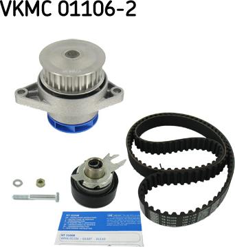 SKF VKMC 01106-2 - Водяной насос + комплект зубчатого ремня ГРМ autosila-amz.com
