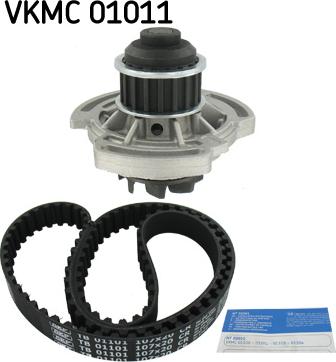 SKF VKMC 01101 - Водяной насос + комплект зубчатого ремня ГРМ autosila-amz.com