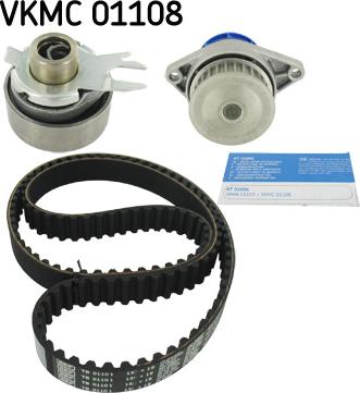 SKF VKMC 01108 - Водяной насос + комплект зубчатого ремня ГРМ autosila-amz.com