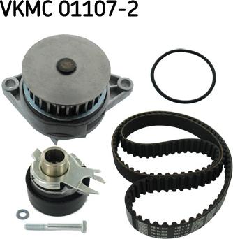 SKF VKMC 01107-2 - Водяной насос + комплект зубчатого ремня ГРМ autosila-amz.com