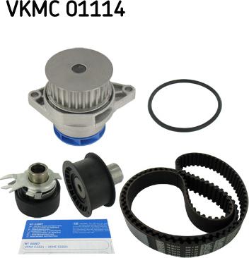 SKF VKMC 01114 - Водяной насос + комплект зубчатого ремня ГРМ autosila-amz.com