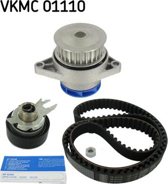 SKF VKMC 01110 - Водяной насос + комплект зубчатого ремня ГРМ autosila-amz.com