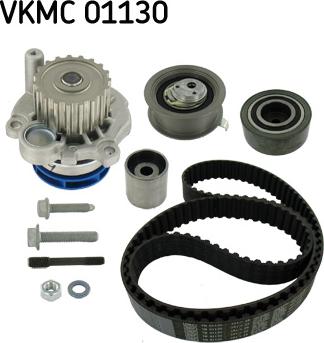 SKF VKMC 01130 - Водяной насос + комплект зубчатого ремня ГРМ autosila-amz.com