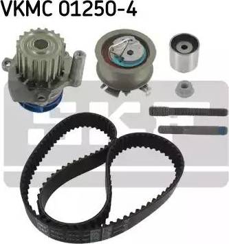 SKF VKMC 01250-4 - Водяной насос + комплект зубчатого ремня ГРМ autosila-amz.com