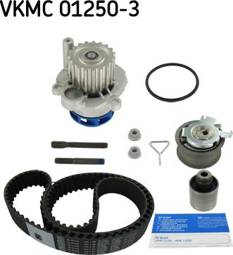 SKF VKMC 01250-3 - Водяной насос + комплект зубчатого ремня ГРМ autosila-amz.com