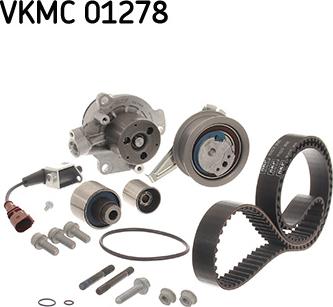 SKF VKMC 01278-2 - Водяной насос + комплект зубчатого ремня ГРМ autosila-amz.com