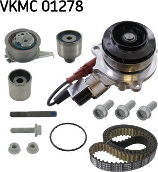 SKF VKMC 01278 - Водяной насос + комплект зубчатого ремня ГРМ autosila-amz.com