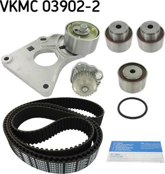 SKF VKMC 03902-2 - Водяной насос + комплект зубчатого ремня ГРМ autosila-amz.com