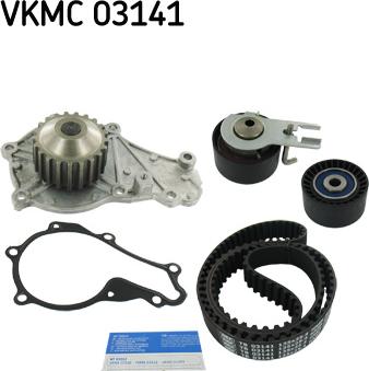 SKF VKMC 03141 - Водяной насос + комплект зубчатого ремня ГРМ autosila-amz.com