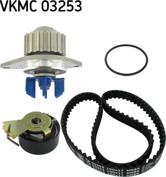 SKF VKMC 03253 - Водяной насос + комплект зубчатого ремня ГРМ autosila-amz.com