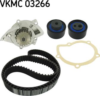 SKF VKMC 03266 - Водяной насос + комплект зубчатого ремня ГРМ autosila-amz.com