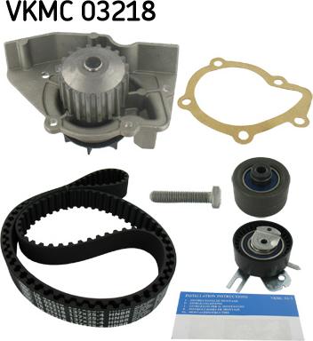 SKF VKMC 03218 - Водяной насос + комплект зубчатого ремня ГРМ autosila-amz.com