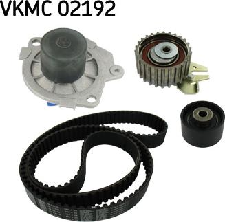 SKF VKMC 02192 - Водяной насос + комплект зубчатого ремня ГРМ autosila-amz.com