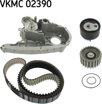 SKF VKMC 02390 - Водяной насос + комплект зубчатого ремня ГРМ autosila-amz.com