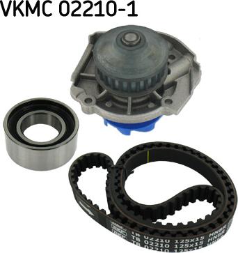 SKF VKMC 02210-1 - Водяной насос + комплект зубчатого ремня ГРМ autosila-amz.com