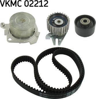 SKF VKMC 02212 - Водяной насос + комплект зубчатого ремня ГРМ autosila-amz.com