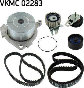 SKF VKMC 02283 - Комплект ГРМ (ремень + ролик + насос охлаждающей жидкости) ALFA ROMEO 147, 156, GT, GTV, SPIDER LANC autosila-amz.com