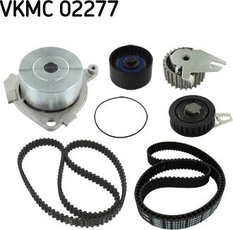 SKF VKMC 02277 - Водяной насос + комплект зубчатого ремня ГРМ autosila-amz.com