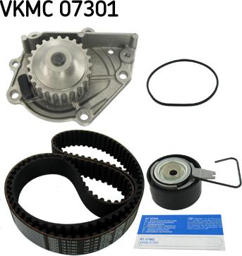 SKF VKMC 07301 - Водяной насос + комплект зубчатого ремня ГРМ autosila-amz.com