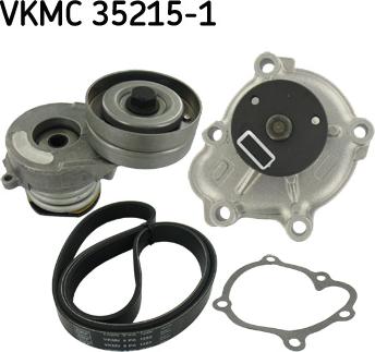 SKF VKMC 35215-1 - Водяной насос + комплект ручейковых ремней autosila-amz.com