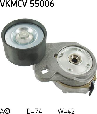 SKF VKMCV 55006 - Ролик, поликлиновый ремень autosila-amz.com