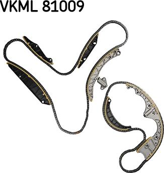 SKF VKML 81009 - Комплект цепи привода распредвала autosila-amz.com