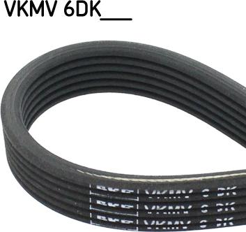 SKF VKMV 6DK1853 - Поликлиновой ремень autosila-amz.com