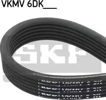 SKF VKMV 6DK1225 - Поликлиновой ремень autosila-amz.com