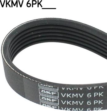 SKF VKMV 6PK2460 - Поликлиновой ремень autosila-amz.com