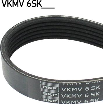 SKF VKMV 6SK989 - Поликлиновой ремень autosila-amz.com