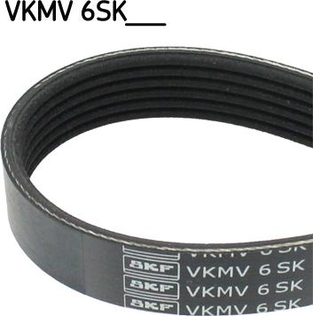 SKF VKMV 6SK1042 - Поликлиновой ремень autosila-amz.com
