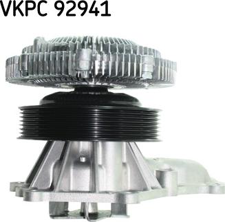 SKF VKPC 92941 - Водяной насос autosila-amz.com