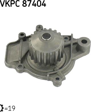 SKF VKPC 87404 - Водяной насос autosila-amz.com