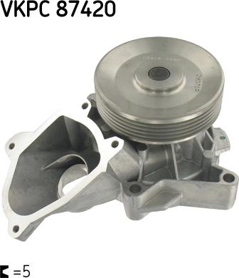 SKF VKPC 87420 - Водяной насос autosila-amz.com