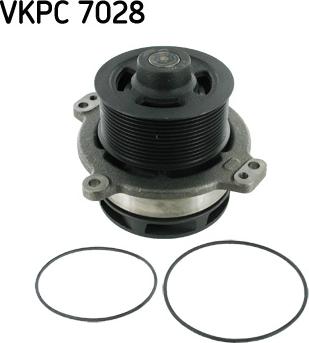 SKF VKPC 7028 - Водяной насос autosila-amz.com