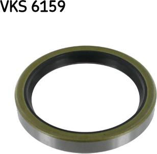 SKF VKS 6159 - Уплотняющее кольцо вала, подшипник ступицы колеса autosila-amz.com