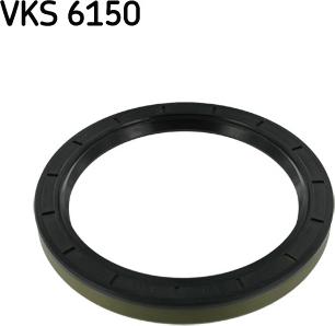 SKF VKS 6150 - Уплотняющее кольцо вала, подшипник ступицы колеса autosila-amz.com